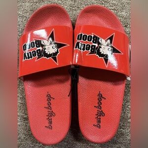 betty boop red gym outfit sandals new authentic super cute shoes poka dot new